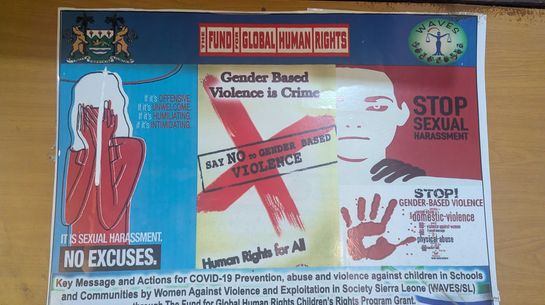 Aufklärungsposter The Fund for Global Human Rights Aufklärungsposter The Fund for Global Human Rights