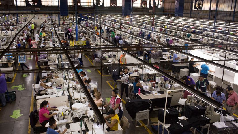 Überblick über die Textilfabrik 