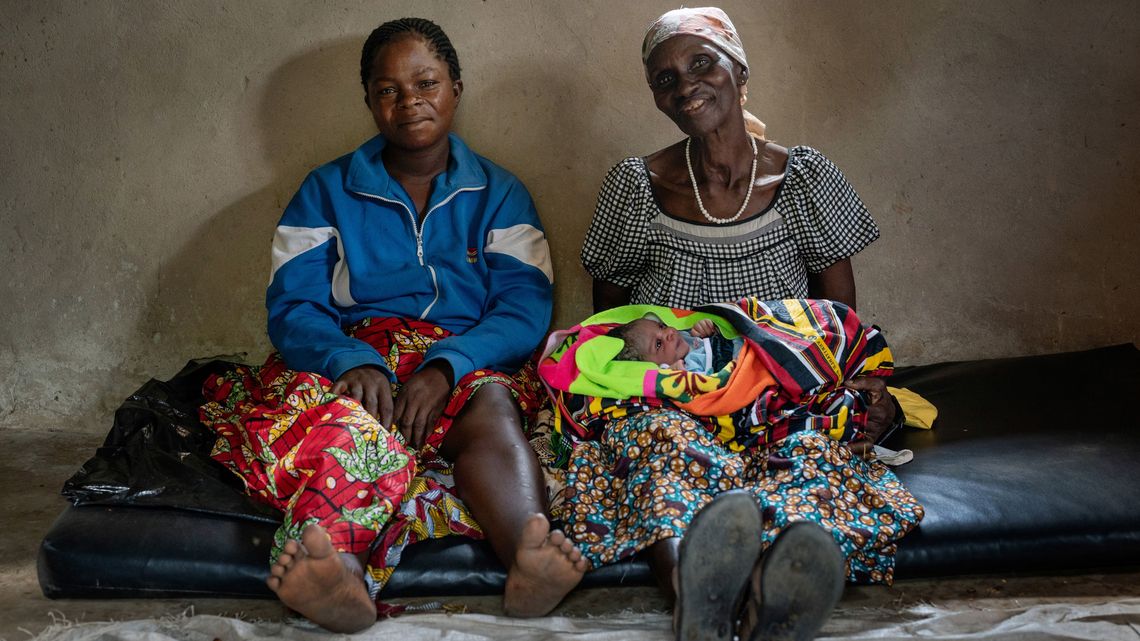 Im Guinea bringen viele Frauen ihre Kinder zu Hause zur Welt.