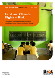 The Report summarises the content of the online discource “Advocating for land rights in the context of climate change” by representatives from 27 land rights organisations from Cambodia, Fiji, Indonesia, Laos, Myanmar, Papua New Guinea, Philippines, and Vietnam as well as staff members from Brot für die Welt.