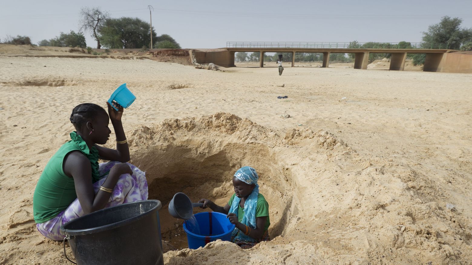 Ausgetrockneter Kakassi River, Niger 