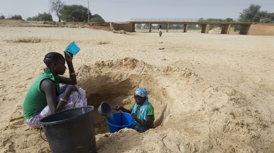 Ausgetrockneter Kakassi River, Niger 