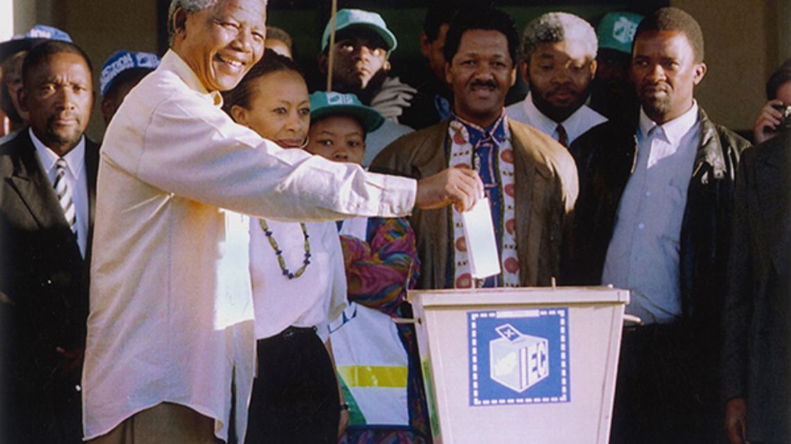 Erste freie Wahlen in Südafrika 1994