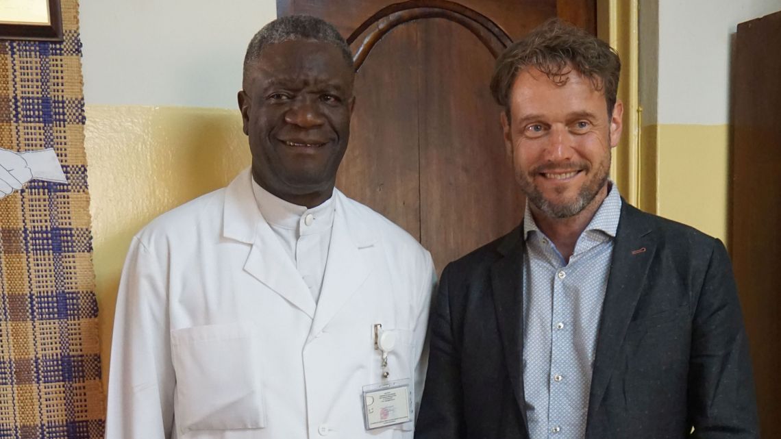 Mukwege und Reinhard Palm