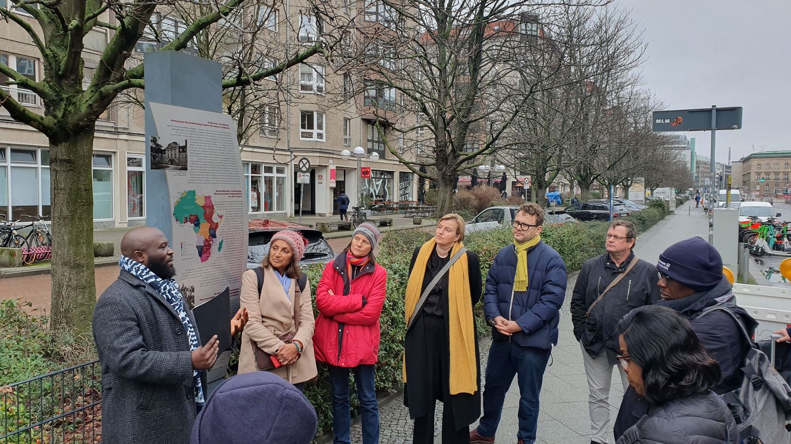 Besuch des Ortes der Berliner Kolonialkonferenz 