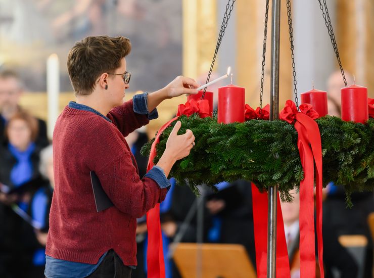 Eröffnungsgottesdienst der 66. Aktion Brot für die Welt in der St. Stephanskirche in Bamberg